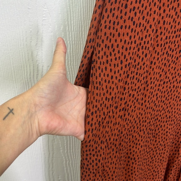 ELK The Label - Jorum Cheetah Tie At Shoulder Flowy Sleeveless Jumpsuit Size 2 - Picture 13 of 13